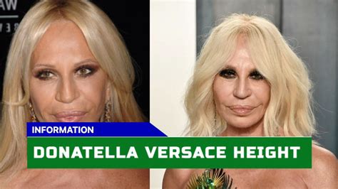 how tall is donatella versace|Donatella Versace height.